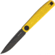 Real Steel GSlip Slipjoint Yellow Folding Knife, 3.5 black finish VG-10 stainless blade, Yellow G10 handle, 7843