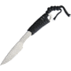 Real Steel Marlin Survival Fixed Blade Knife, 2.5 stonewash finish 8Cr14MoV stainless blade, Black cord wrapped handle, 3515