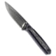 Real Steel Dex Fixed Blade Knife, 3.15in, Bohler M390 Stainless Steel, Drop Point Blade, Carbon Fiber, G-10, Black Handle, Black/Silver, 7.09 inch, BHQ-221771