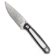 Real Steel Dex Fixed Blade Knife, 3.15in, Bohler M390 Stainless Steel, Drop Point Blade, Carbon Fiber, G-10, Black/White Handle, Black/White/Silver, 7.09 inch, BHQ-221772