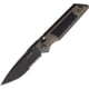 Real Steel Sacra TAC Folding Knife, 3in, Steel, Serrated, Tanto, G10 Handle, Coyote, 7713CB