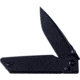 Real Steel Sacra TAC Folding Knife, 3in, Steel, Tanto, G10 Handle, Black, 7712B