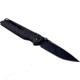 Real Steel Sacra TAC Folding Knife, 3in, Steel, Tanto, G10 Handle, Black, 7712B