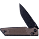 Real Steel Sacra TAC Folding Knife, 3in, Steel, Tanto, G10 Handle, Coyote, 7712C