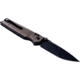 Real Steel Sacra TAC Folding Knife, 3in, Steel, Tanto, G10 Handle, Coyote, 7712C