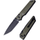Real Steel Sacra TAC Folding Knife, 3in, Steel, Tanto, G10 Handle, OD Green, 7712G