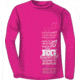 Realtree Rt Women's T-shirt Long Sleeve X-lg ''girl On Rise'' Fuchsia