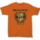 Realtree Rt Youth's T-shirt ''lab Crest'' Medium Texas Orange