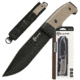 Reapr Brigade Fixed Blade Knife, 5in, 420 Stainless, Black Powdercoated, 11009