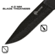 Reapr Brigade Fixed Blade Knife, 5in, 420 Stainless, Black Powdercoated, 11009