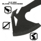 Reapr Meridius Battle Axe, 5.75in, 420 Stainless Steel, Black Oxide, 11020