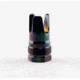 Rearden MFG FHD Rainbow PVD Muzzle Device, 5/8-24, Tapered Shoulder, Black, 10128