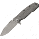 Reate Knives District 9 Plus S35VN Blade Folding Knife,3.75in,CPM-S35VN Steel,Dark Acid Stonewash,Gray,Stonewash Titanium Handle READ9PLUSB