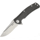 Reate Knives Horizon C Folding Knife,3.75in,S35VN Steel,Standard Edge,Stonewash,Black,Stonewash Titanium Handle REAHC