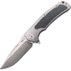 Reate Knives Mini Horizion D Folding Knife, 3.5in Satin Bohler M390 SS Drop Point, Bead Blast Titanium Handle With Carbon Fiber Inlay, Pocket Clip, Black Nylon Case, MINI HOR.D BLACK BLACK PVD