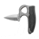 Reate Knives Reate EXO-D Button Lock Knife BB Ti + Carbon Fiber 2.7" Belt Satin ELMAX, Black/Gray, ELMAX, adult, BHQ-212710
