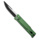 Reate Knives Reate EXO-OG Drop Point OTF Gravity OD Green Al 3.75" Two-Tone Nitro-V *DISC*, OD Green, Nitro-V, adult, BHQ-233185