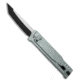 Reate Knives Reate EXO-OG Tanto OTF Gravity Line Patten Gray Alum 3.75" Two-Tone *DISC*, Gray, Nitro-V, adult, BHQ-233634