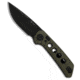 Reate Knives Reate PL-XT Drop Point Pivot Lock Knife Green Micarta/Black G-10 3" Black, Black/Green, Nitro-V, adult, BHQ-196597