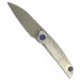 Reate Reate Knives VK Anub Frame Lock Knife Silver Crystalized Ti 3.25" Gray SW, Silver, Elmax, adult, BHQ-223649