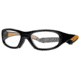 Rec Specs MX-20 BASEBALLProtective Eyewear Black Frame,Clear Lens, Unisex MX-20BBLCK4817125C