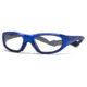 Rec Specs MX-20 Protective Eyewear Bright Blue Frame,Clear Lens, Unisex MX-20BLBK5117125C