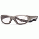 Rec Specs MX-20 Protective Eyewear Metallic Light Brown Frame,Clear Lens, Unisex MX-20MEBR4817125C