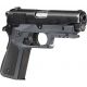 Recover Tactical 1911 Grips with Integrated Rail Adapter and Changeable Panels, Phantom Gray Frame with Black and Phantom Gray Panels, CC3P-0401
