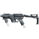 Recover Tactical P-IXMG PG9 SR20 Metal Front Guard Folding Brace, Black, 0, PIXPMG-FBR-01