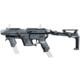 Recover Tactical P-IXMG PG9 SR20 Metal Front Guard Folding Brace, Black, 0, PIXPMG-FBR-01