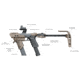 Recover Tactical S-PRO Pistol Stabilizer Conversion Kit, For Canik, FDE, 0, SPRO-CBB-02