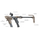 Recover Tactical Spro Mg Full Kit For Glock, FDE, SPRO-MGB-02