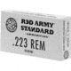 Red Army Standard .223 Remington 55 Grain Full Metal Brass Jacket Steel Cased Centerfire Rifle Ammo, 20 Rounds, AM3269
