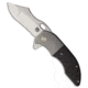 Red Horse Knife Works Red Horse Knife Works War Pig Frame Lock Knife Titanium/CF 3" Satin, Black/Gray, CPM S35VN, adult, BHQ-192343