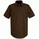 Red Kap Industrial Work Shirt, Chocolate Brown, SSL SP24CBSSL