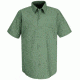 Red Kap Industrial Work Shirt, Light Green, SSL SP24LGSSL