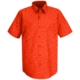Red Kap Wrinkle-Resistant Cotton Work Shirt, Men, Orange, SSXXL SC40ORSSXXL