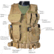 Red Rock Outdoor Gear Cross Draw Vest, Coyote, 520COY