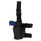 Red Rock Outdoor Gear Drop Leg Holster, Beretta 92/1911/Glock 17, Right, Black, 82-018BLK