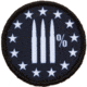 Red Rock Outdoor Gear Morale Patch, 3% Bullets, 97-042