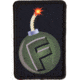 Red Rock Outdoor Gear Morale Patch, F-Bomb, 97-016