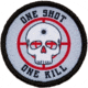 Red Rock Outdoor Gear Morale Patch, One Shot One Kill, 97-047