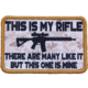 Red Rock Outdoor Gear Morale Patch, This Is My Rifle, 97-041