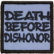 Red Rock Outdoor Gear Morale Patch, Death Before Dishonor, 97-040