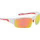 Redbone Polarized Sunglasses,White Frame,Revo Mirrored Lens 124597