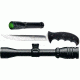Redfield Battlezone TAC.22 2-7x34mm Rifle Scope, Matte TAC-MOA 118450 w/ Laser Genetics ND3 Subzero Laser Designator w/ Scope Mount LG-ND3SZ and Browning Hog Hunter Knife w/ Nylon Sheath 322865