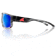 Redfin Polarized Sanibel Sunglasses, Black Tortoise Frame, Atlantic Blue Polarized Lens, One Size, 1406