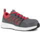 Reebok Fusion Flexweave Athletic Work Shoe - Womens, Medium, Grey/Red, 8.5, 690774487338