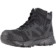 Reebok Mens Dauntless Ultra-Light Seamless 5in Athletic Hiker Boots w/ Side-Zip, Black, 6.5, RB4507-BLACK-6.5-MENS-M