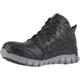 Reebok Sublite Cushion Work Shoe Alloy Toe Athletic Mid Cut - Womens, Black, 7, Medium, 690774454507